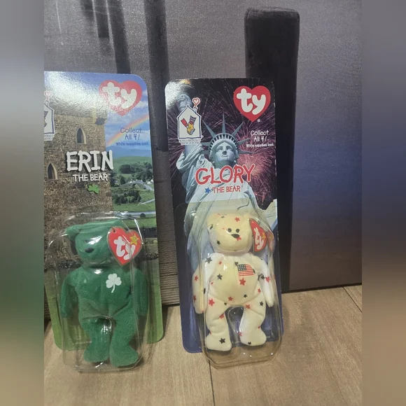 Ty Beanie Babies Bears Collection - Maple, Britannia, Erin, Glory - Picture 12 of 13